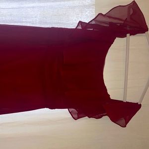 A beautiful long dress.